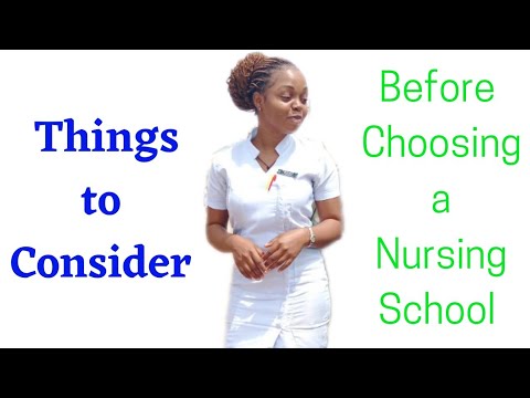 5 Things to Consider Before Choosing a School of Nursing to Attend.