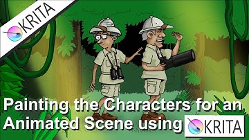 OpenToonz 2D animation - Krita - painting #2