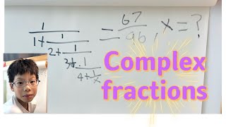 Complex fraction