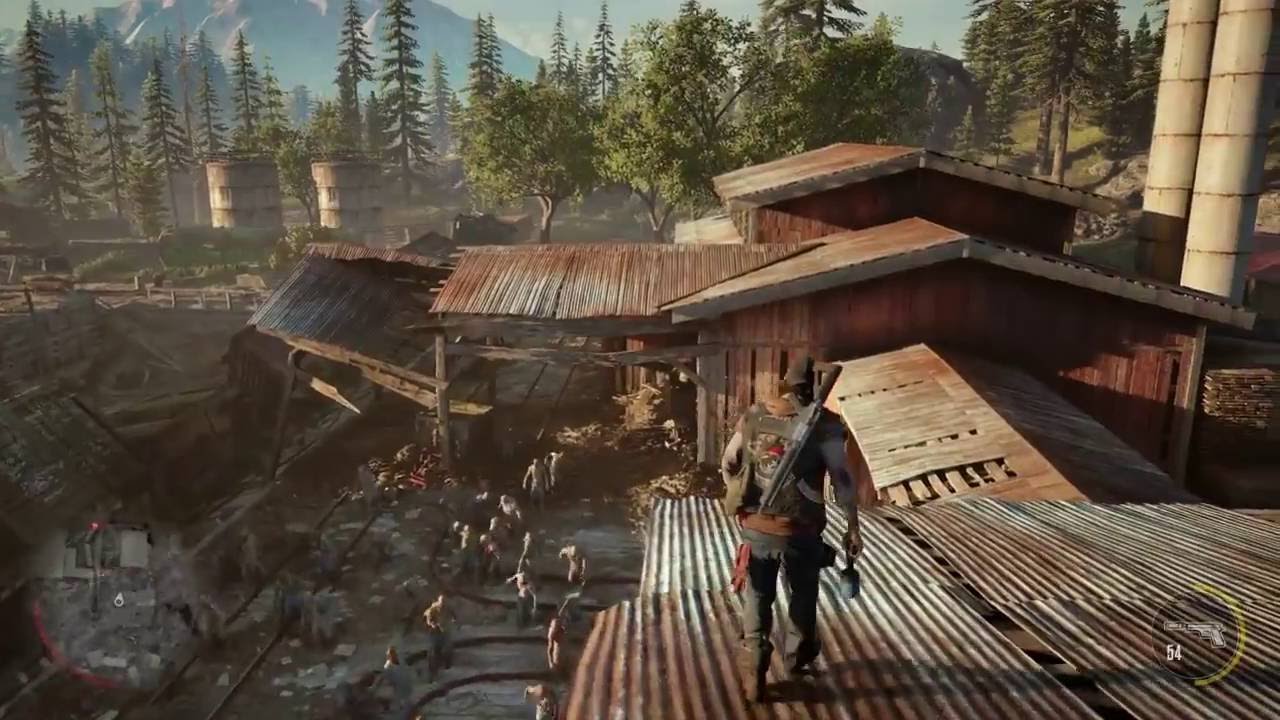 Какие игры 2017. Days gone Старая Лесопилка. Days gone. Days gone Gameplay. Лесопилка дейс Гон.