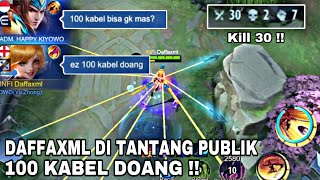 DIA SALAH NANTANG ORANG,DIKIRA DAFFAXML GABISA 100 KABEL!! 100 KABEL   30 KILL