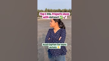 SQL Projects ideas with dataset 🚀✅ #sqlprojects #viralshorts #feed