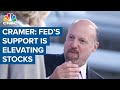 Jim Cramer: It's difficult for stocks to get crushed amid Fed's backstops