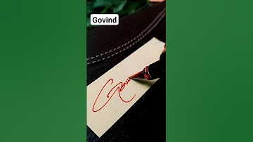 G letter signature style | Signature ideas  #calligraphy #signature #signaturestyle #trending