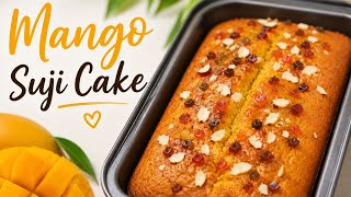 🥭 Mango Suji Cake Recipe | Eggless | Soft & Fluffy Cake screenshot 5