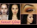 &quot;Sunset Glow&quot; full makeup tutorial feat Nima Brush | ChristineMUA