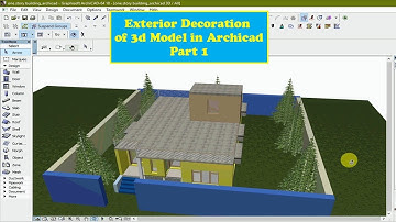 #Archicad #Beginner #Tutorial - #Simple #and #easy #exterior #3d #rendering  #tutorial Part 1
