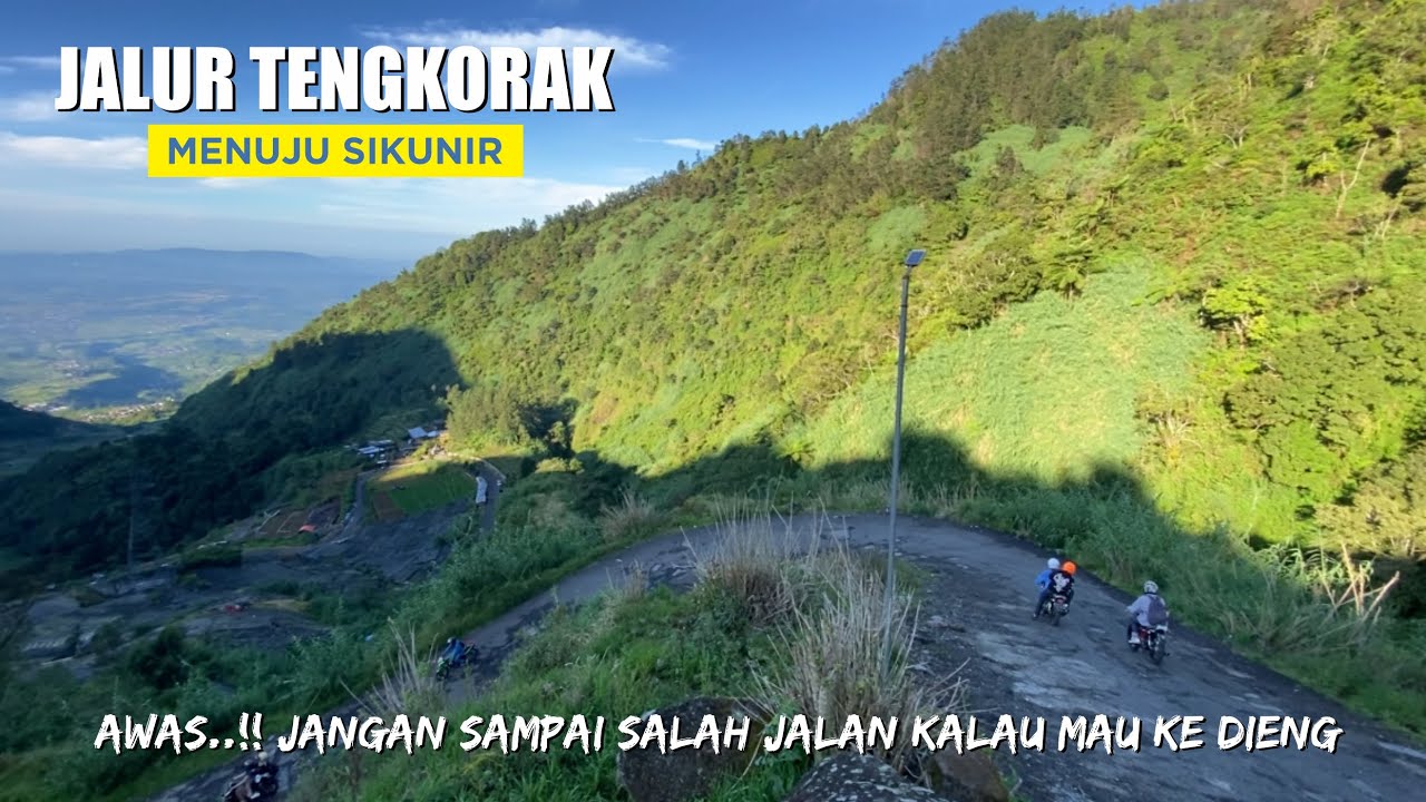 JALUR PALING EXTREME DI WONOSOBO ‼️ Perjalanan menuju sikunir via curug sikarim