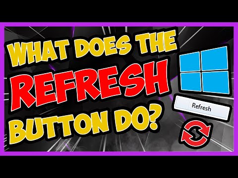 What does the Refresh button look like?