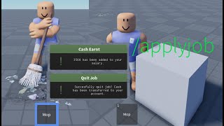 FREE | Advanced Mop Job System - Roblox Studio