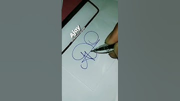 Ajay Name Signature Style Please Comment Your Name And Subscribe This Channel #ajay. #signature#like