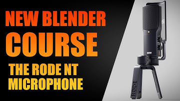 The Rode NT microphone creation with Blender