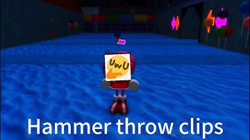Hammer throw clips in 1.2 ||Sonic.exe the disaster 1.2 prototype