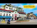 Hoan Kiem District. Hanoi morning city walk in the Old Quarter. Binaural Audio. [4K walking tour]