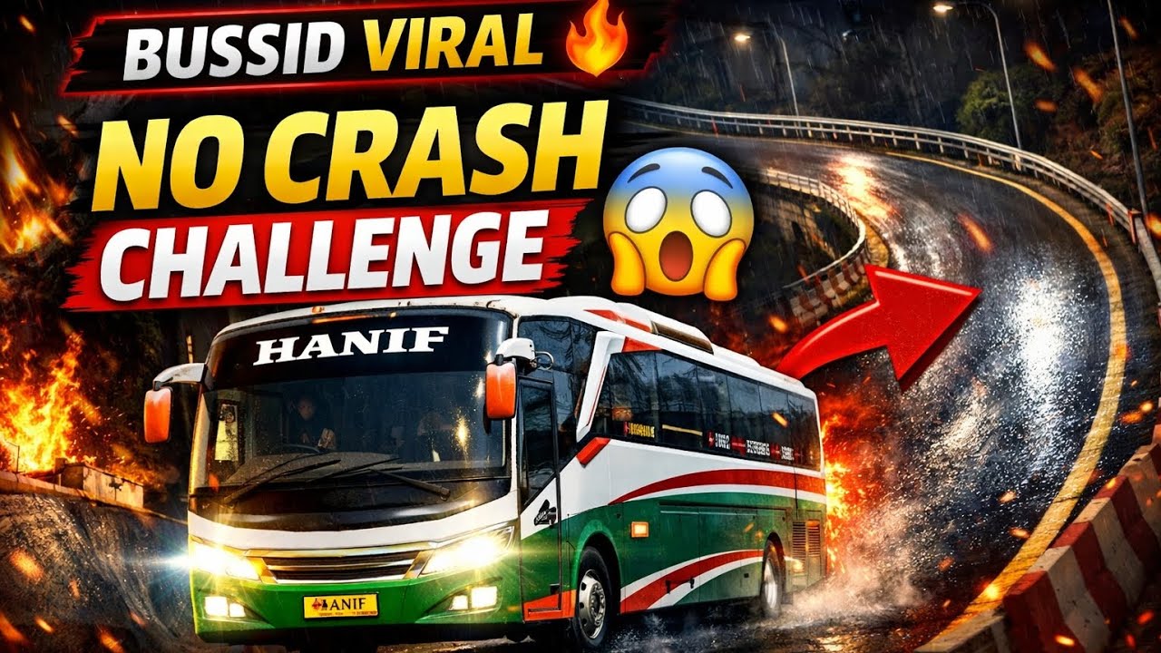 INDONESIA BUS SIMULATOR 😱🔥 | Real Bangladeshi Coach Mod in BUSSID | Crazy Driving Challenge! 🇧🇩🚌