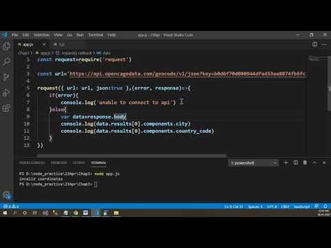 API response 400 in Node js