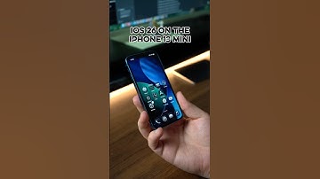 iOS 26 on the iPhone 13 mini! #shorts #ios26