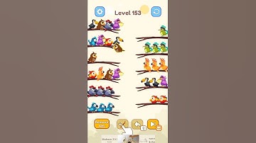 Bird Color Sort Puzzle Level 153 Solution