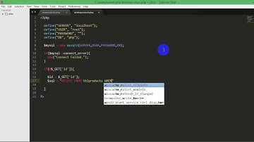 PHP with Mysql part-04(delete record with prepare statement)