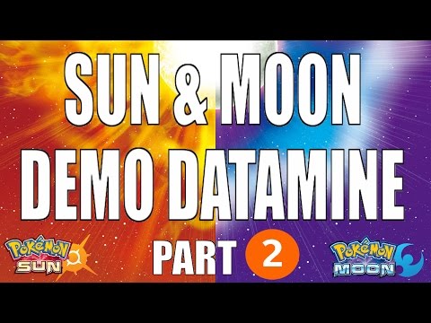 SUN MOON DEMO DATAMINE - Part 2