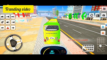Indian Bus Game: Bus Wala Game, City bus game 3d present here with realistic bus driving features.