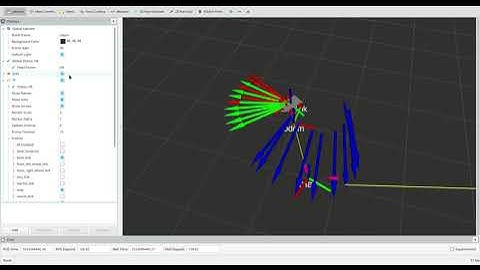 map to odom with robot moving