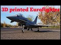 second prototype of a 3d printed Eurofighter Typhoon Jet demo flight with a Mig-21 #jet #plane