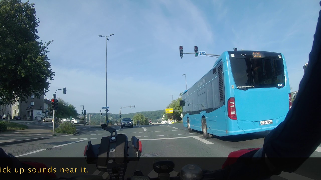 Raw Video from the Akaso V50 Elite (City Cycling)