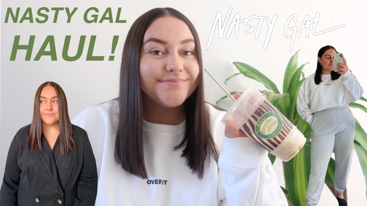 try on clothing haul ft. Nasty Gal! 💛 Georgia Richards