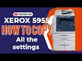 Xerox 5955 How to Copy All Settings hp #Xerox #5955 #copier