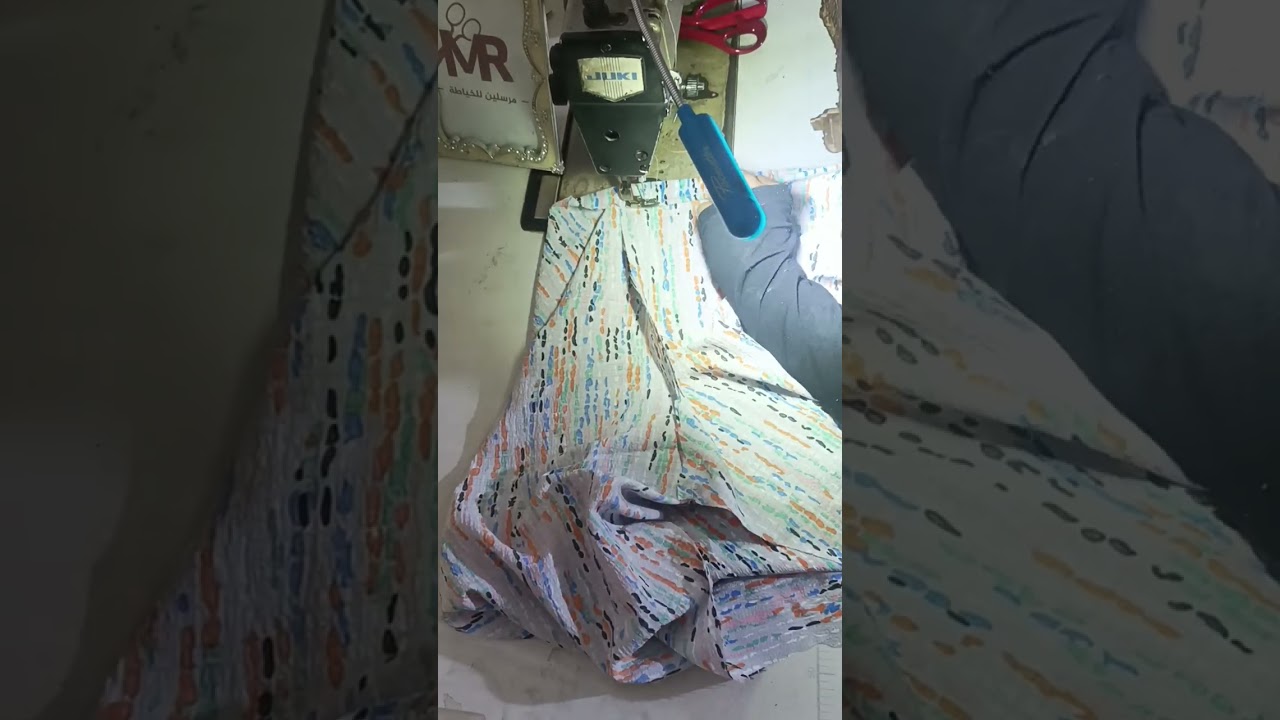 فصال وخياطة سوت بناتي قياس ٣٨  s. وطريقة ياخة القميص 👗🧛👗🧛