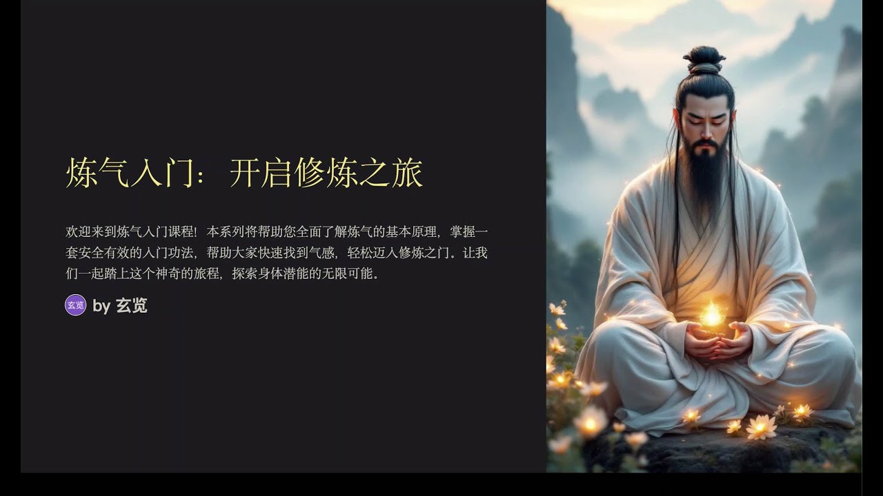 炼气入门系列课程：当代炼气修行的困境与方案提供#修行 #修仙 #炼气 #道教文化 #气功 #课程 #入门 - YouTube