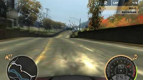 NFSMW Ironhorse Carerra GT + N2O 1st Lap 1:22.38 no bug by MJS