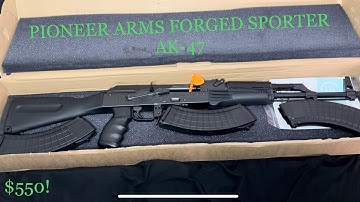 Cover Image for (2023) PIONEER ARMS FORGED SERIES SPORTER AK-47 UNBOXING! $550 BLEM! #unboxing #pioneerarms #ak47