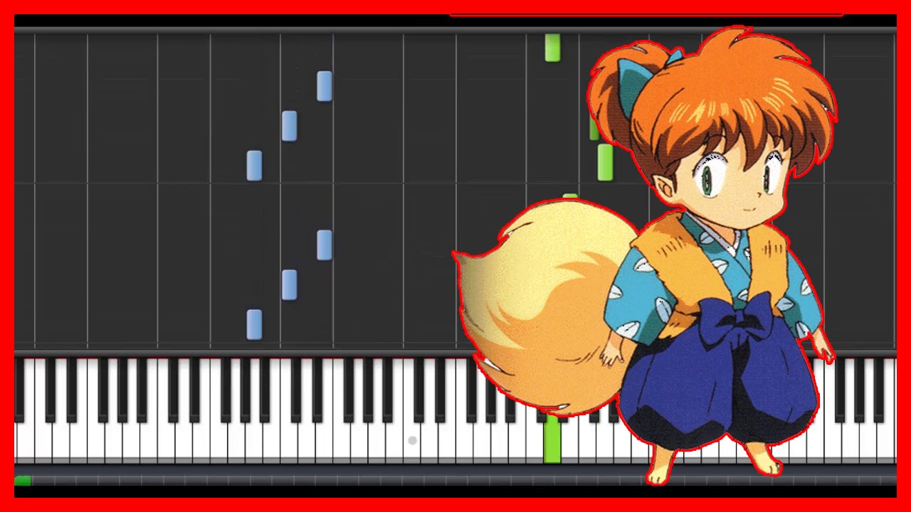 InuYasha Kitsune Youkai ShippouAnime Cover{easy piano tutorial