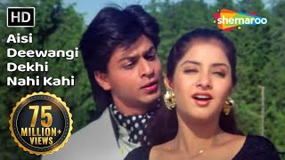 Vignette de la vidéo "Aisi Deewangi Dekhi Nahi Kahi | Deewana Song | Shah Rukh Khan | Divya Bharti | Most Viewed Song"