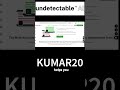 Undetectable AI Promo Code KUMAR20 | Massive Discount &amp; Coupon Code 2026