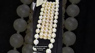 South Sea Pearls 8mm Necklace with Bracelet Set 🤍✨