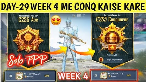 DAY-29 Solo fpp rank push C2S5 | Solo fpp matching problem  solution | Solo fpp Conqueror tips |