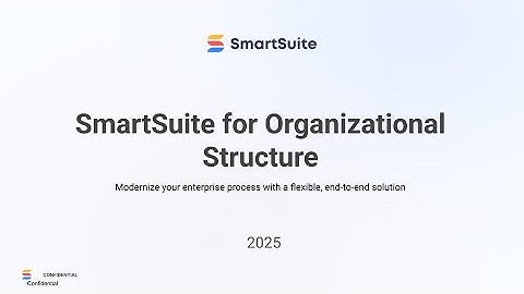 SmartSuite voor organisatiestructuur