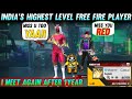 INDIA'S HIGHEST LEVEL FREE FIRE PLAYER @MONTYCARLOFF MEETING AFTER 1YEAR 🥺 KHAS DOST