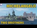 Michelangelo  incredible match  world of warships