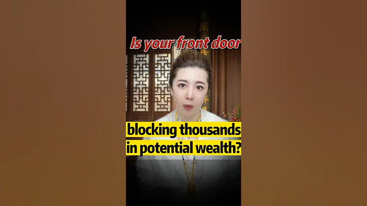 Is ur front door blocking thousands in potential wealth? #wealth #rich #money #door #room #fengshui