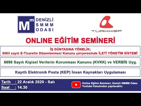 ONLINE EĞİTİM SEMİNERİ