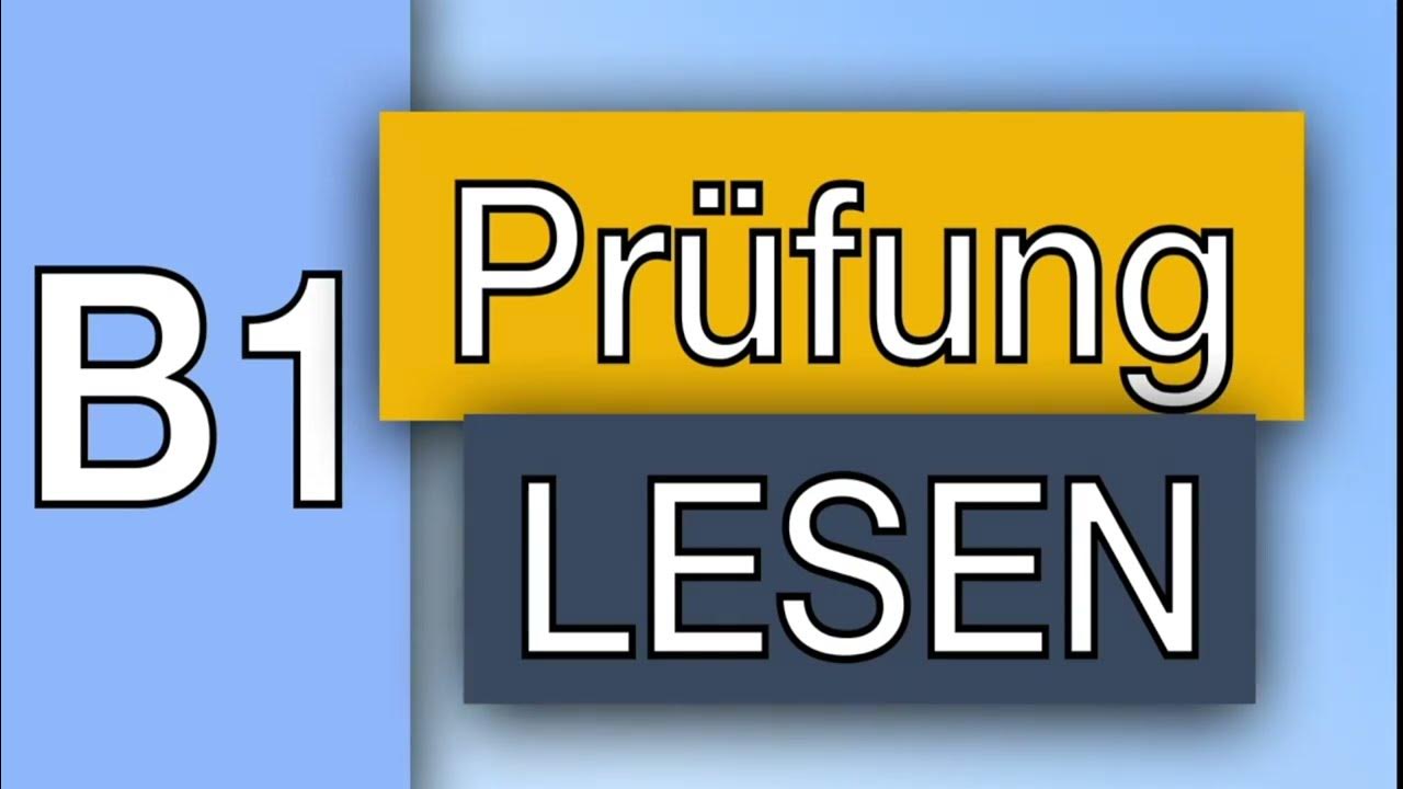 Dtz B1 Prüfung Modelltest Mit Lösung Pdf Free DTZ Prüfung Lesen_g.a.s.t. Lesen B1 Prüfung-Juni- 2023 I German Test