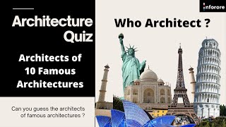 Architecture Quiz | Who Architect ? | Famous Architectural Buildings | Architects of Architectures screenshot 1