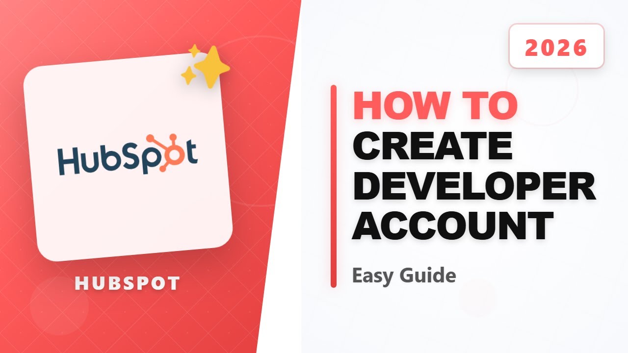 How To Create Hubspot Developer Account - YouTube