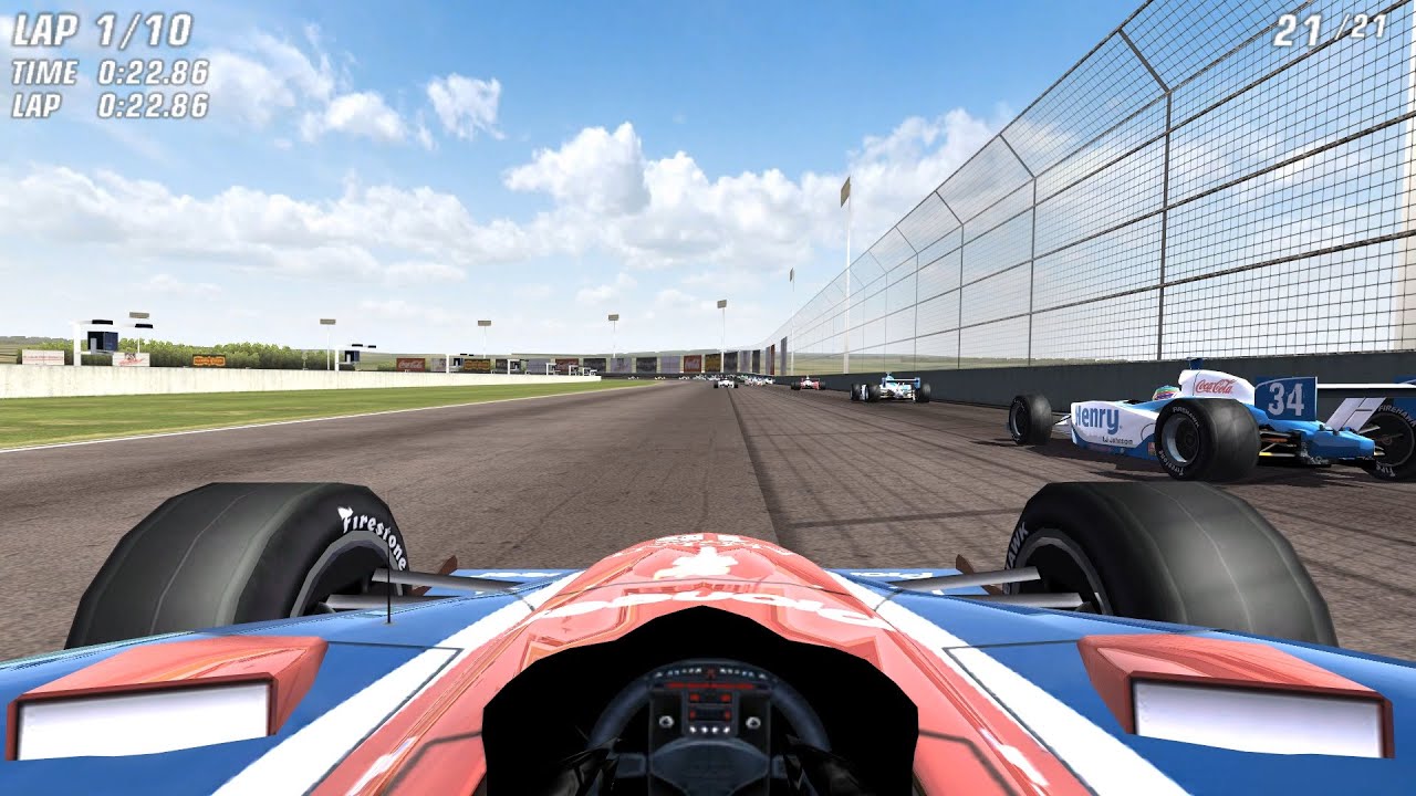 TOCA Race Driver 3 IndyCar Cockpit view Race4