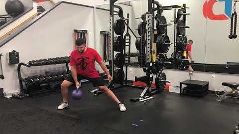 Matthew Ibrahim | KB 1-Arm Offset Dead Stop Lateral Lunge