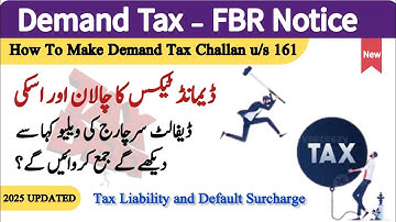 New Payment Method | Demand Tax | How to make the demand Tax Challan | January 14, 2025 |